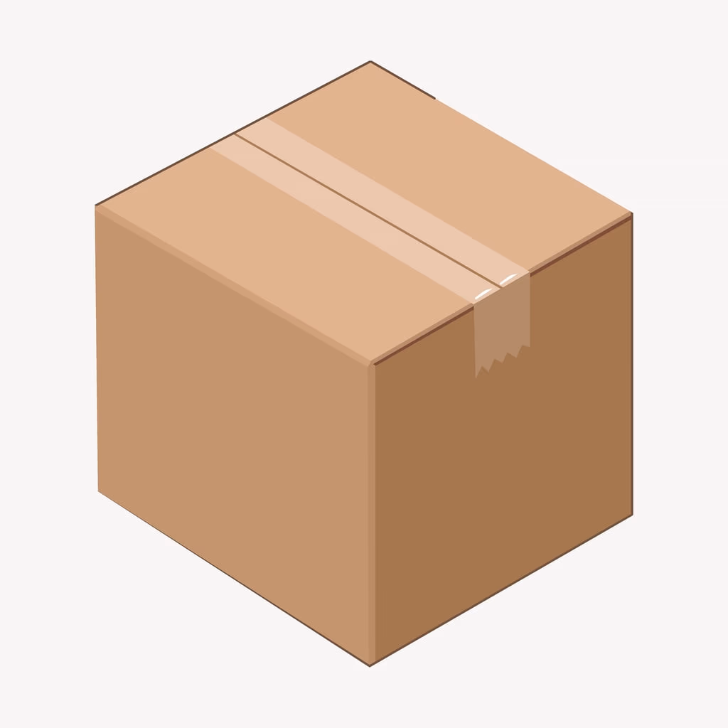 An order being packed for delivery