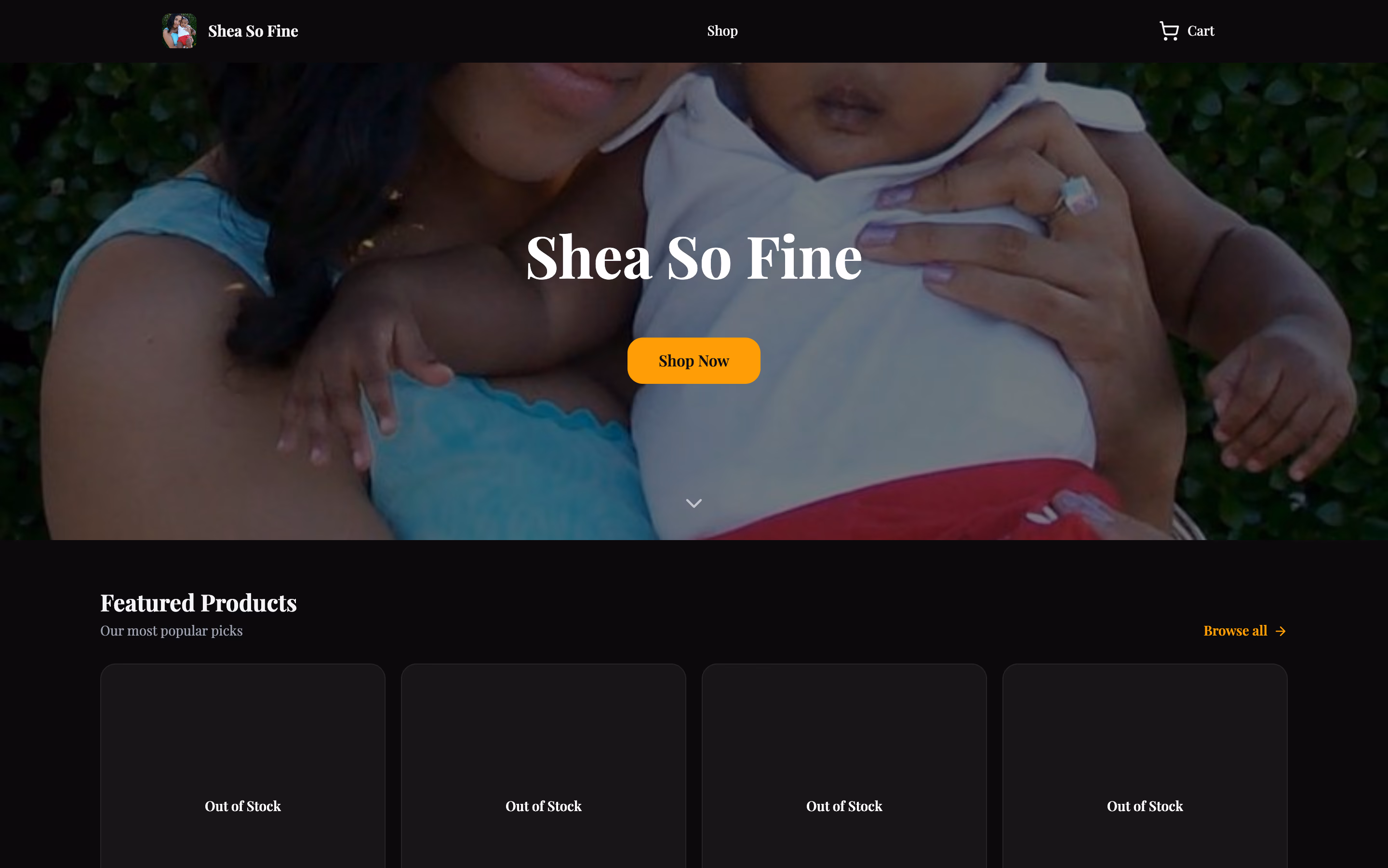 The Shea So Fine storefront
