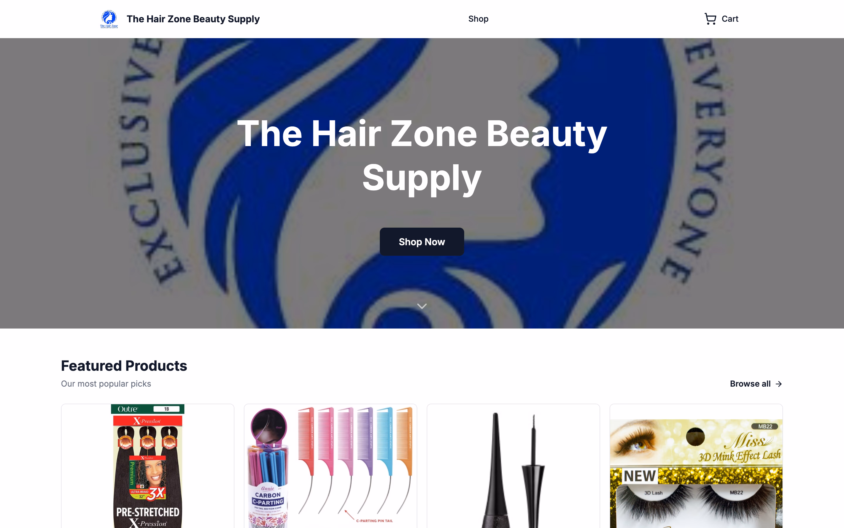 The The Hair Zone Beauty Supply storefront