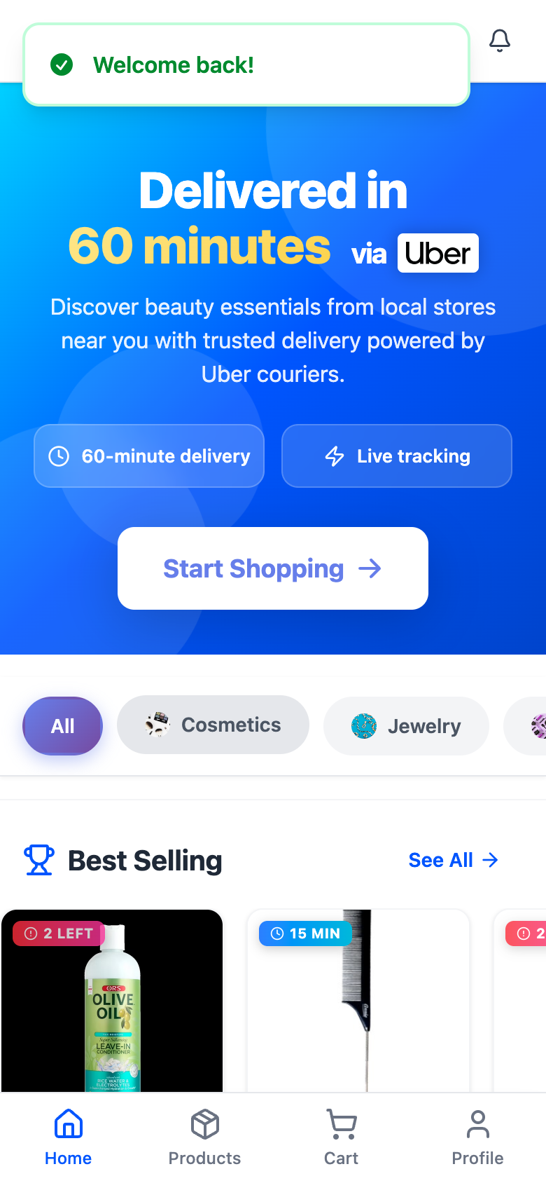 Vylvet App Screenshot